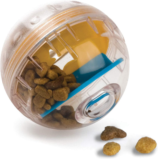"Keep Your Pets Entertained with Our Interactive IQ Treat Ball - Perfect for Dogs and Cats - Adjustable Difficulty for Endless Fun!"